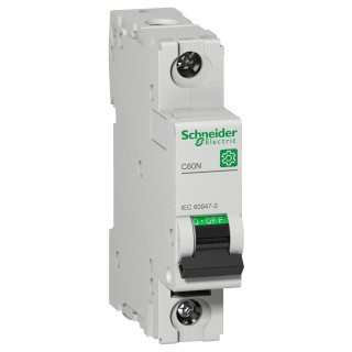 Circuit breaker Multi9 C60N 1P C 6A 10kA 240V MCB, Schneider Electric, M9F11106 main