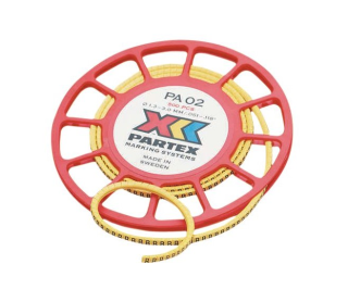 PA-02003SV40.1 - Cable Markers, '1' PA 3 mm Reel of 500 pieces, Partex main