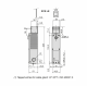 Safety switch, plastic XCSLE, 4NC+2 NO, slow break, 3 entries tapped M20, 24 V, XCSLE3737312 alt_view_2