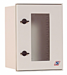 Polyester Minipol Wall Enclosure 600x500x230mm+view. window main