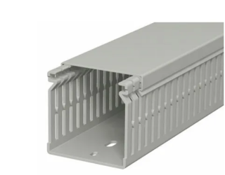 Kabeļkanāls perforēts 40 x 40mm, pelēks, S/4SG, 2m (cena par 1m), E84 Canalplast main
