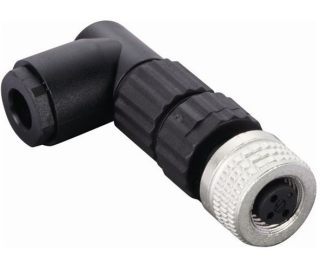 Connector DOS-0803-W, 3 PIN, female angled, 3A, 60V, 3…5mm, M8, IP67, 7902078 Sick main