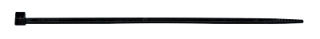 Kabeļu savilces, melna, 2,5 x 100mm, 100 gab, GI50211109 Wurth main