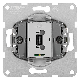 Two-way switch insert, illuminated, cage clamps, EV100113 Schrack Technik