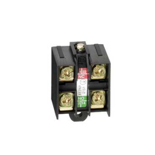 Limit switch contact block, 1NC+1 NO, slow break, break before make, XE2NP2151