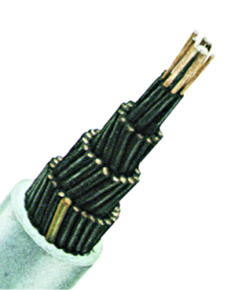 YSLY-OZ 2x0,5 PVC Control Cable black strand with number gn, XC070101OZ Schrack Technik main