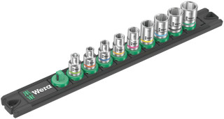 Magnetic socket rail A 4 Zyklop socket set, 1/4" drive, 9 pieces, 05005400001 Wera main