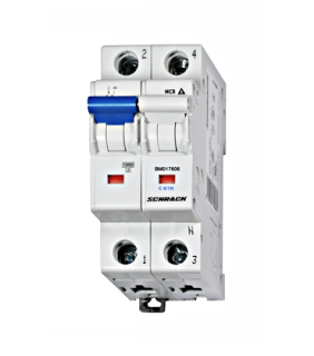 Circuit breaker (MCB) C, 6A, 1+N, 10kA, Schrack Teknik, BM017606-- main