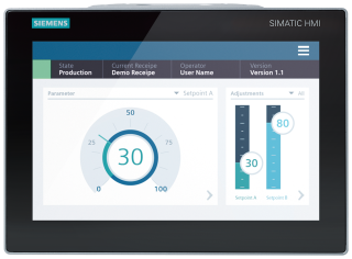 SIMATIC HMI MTP1200 Unified Comfort PRO Prepared for support arm and extensio..., 6AV2128-3MB27-0BX0, Siemens main