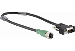 Programmēšanas adaptera kabelis SICK DSL-2D08-G0M5AC3, M12/Sub-D, 0,5 m, 2046579 main