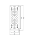 Cable entry membrane, PanelSeT, PanelSeT,  type FL21 with 25 entrances IP66 alt_view_2