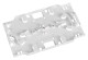 FO Splice cassette, w/o cover, w/o comb, stackable, white, HSELSZSK11 Schrack Technik main