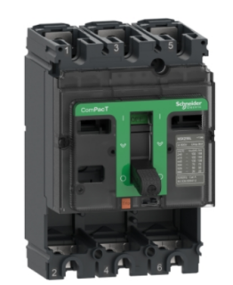 Circuit breaker basic frame, ComPacT NSX250N, 50kA/415VAC, 3 poles, 250A frame rating, without trip unit main