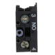 Contact block, Harmony XAC, single contact, spring return, 1 speed, front mounting, screw clamp terminal, 1NO alt_view_3
