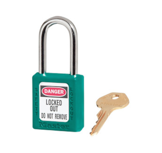 410TEAL | Zenex Padlock - Keyed different - Key retaining main