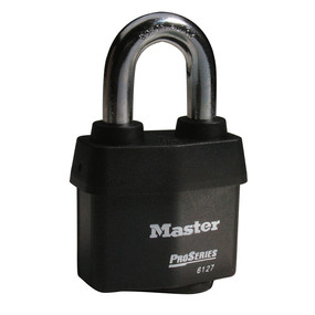 6127MK | Pro Series padlock 5 pin cylinder - boron alloy shackle - Master Keyed main