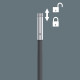 393 S Bitholding screwdriver extra slim with flexible shaft, 1/4" x 173.5 mm, 05028161001 Wera alt_view_2