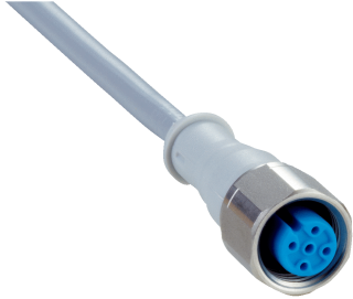 Konektors ar kabeli DOL-1204-G10MNI, M12, 4-PIN, taisns, mamma, kabelis 10m, IP65/IP67/IP69K, 6052617 Sick