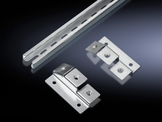 CM Cable clamp rail C-section, for mounting plate, for TS, SE, CM, TP, 5001081 Rittal