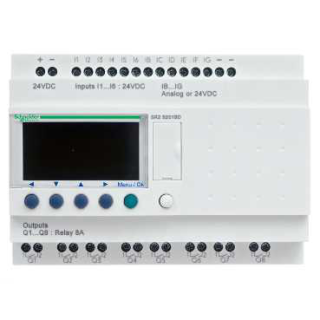 compact discovery packs, Zelio Logic SR2 SR3, smart relay discovery pack, 20 IO, 24V DC main