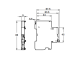 Auxiliary contact, Acti9 A9A, iOF, 1 C/O, 100mA to 6A, 24VAC to 415VAC, 24-130 VDC, bottom connection alt_view_5