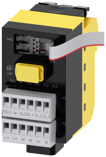 Interface module for PROFINET, fail-safe, 24 V DC, 1-20 terminal modules, screw, 3SU1400-1LL10-1BA1, Siemens main