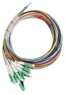 FO Pigtail LC/APC, 9/125æm OS2, 2.0m, Easy Strip, 12pcs, HLP09M122P Schrack Technik