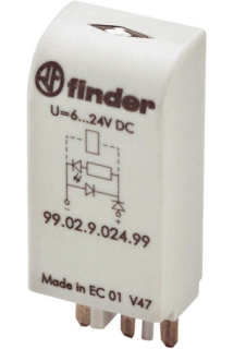 Zaļš LED+diode 6...24VDC 95.03/05