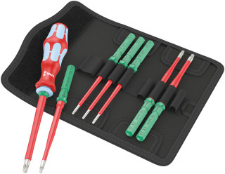 Kraftform Kompakt VDE Stainless 8 extra slim 1 Tool finder, 8 pieces, 05006630001 Wera main