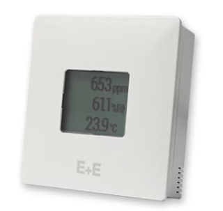 CDS201-M11HV1J3D1P1BD5 CO2 + Temperature Sensor, CO2 measuring range: 0...2000 ppm CO2, Analogue output: No analogue output, Digital output: RS485, Display: With display , Design: EU format. Protocol: Modbus RTU, Baudrate: 9600, Unit: Metric (SI) main
