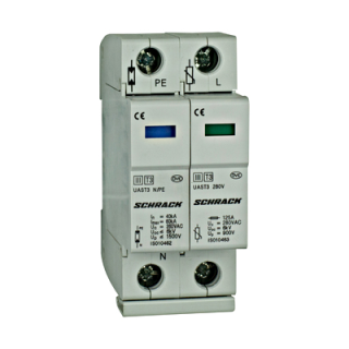 T3/D-Surge arrester complete, 1+1, 280V - Series UAS IS010460-- main