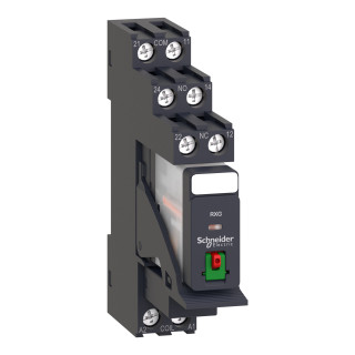Zelio RXG Relay module /O 5A 230VAC, RXG21P7PV Schneider Electric main