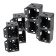 Plinth corner parts (4 pieces) H=200 mm ABS RAL7012 main