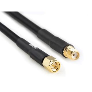 Cable; 50Ω; 2m; SMA socket,SMA plug,reverse; Black main