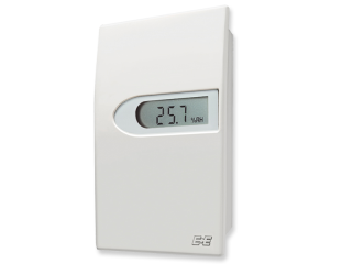 EE10-M6A3TP1D1RG2, Model: Humidity + Temp. passive, Output: 0-10 V, T-sensor passive: Pt100 Din A, Display: with display, Enclosure: US (RAL9003/RAL7035), Temperature Unit: °C, Scale T low: 0 °C Scale T high: 50 °C EE10M6A3TP1D1RG2 E + E Elektronik main