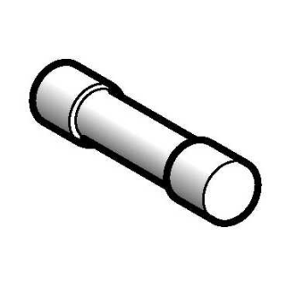 NFC cartridge fuses, TeSys GS, cylindrical 10mm x 38mm, fuse type aM, 500VAC, 2A, without striker, set of 10 parts
