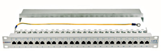 DE-EMBEDDED LINE Patchpanel 19" 24xRJ45 10GB Class Ea, 1U