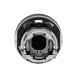 Head for non illuminated push button, Harmony XB4, metal, projecting, black, 22mm, spring return, unmarked alt_view_2