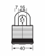 3LHRED | Laminated Steel padlock - Keyed Different alt_view_2