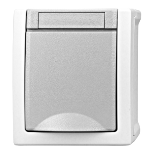 Socket outlet, cage clamps, VISIO IP54, EV211001-- Schrack Technik main