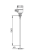 HTR-410-4M-720-00 1m zondes stienis HTR4104M72000 Nivelco alt_view_2