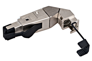 RJ45 industrial plug Cat.6a STP, on-site installable,, HSISR6SI3W Schrack Technik