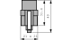 Вставка гнезда, Han Q 5/0 5p+E, 5 Poli, Crimp, Socket 09 12 005 3101 alt_view_2