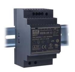 Power Supply; DIN; 54W; 12V; 4.5A; 85-264VAC; 120-370VDC, MeanWell, HDR-60-12 main