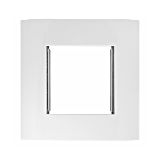 Frame Single 80x80mm for centralplatte 45x45mm, RAL9010