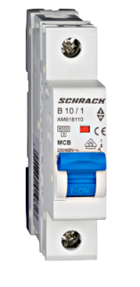 Автоматический выключатель (MCB) AMPARO 6кА, В 10А, 1-полюсный, Schrack Teknik, AM618110-- main