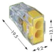 Sav.kl.2x0,75-2.5/100g.24A/400V dzeltena 773-102 W773102 Wago alt_view_2