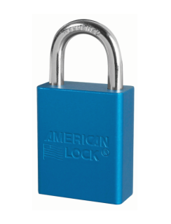 A1165MKBLU | Anodized Aluminium Padlocks - Master Keyed (Master Key to order separately) - 6 Pin locking mechanism main
