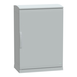 Floor standing polyester enclosure, PanelSeT PLA, open bottom, ventilated canopy, 1000x750x420mm, IP44, IK10 main
