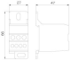 Terminālu bloks 1P, 80A, 3x16mm2 4x6mm2 IKB01016 Schrack Technik alt_view_2